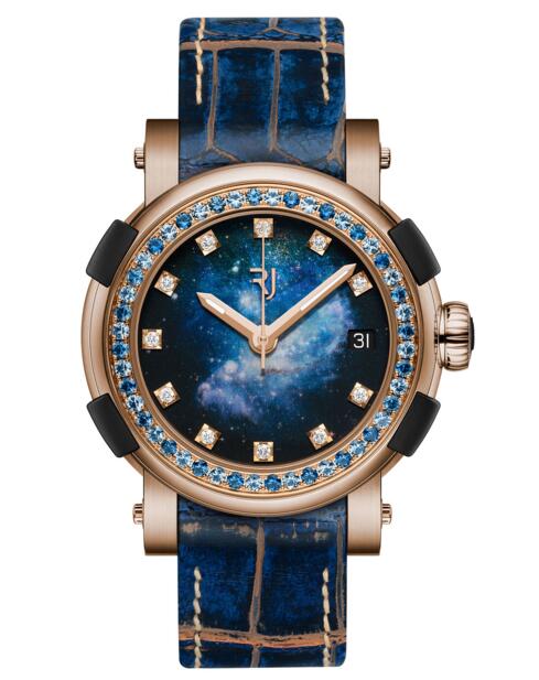 Replica 2019 Romain Jerome Arraw Star Twist Gold Blue Magellanic Cloud 1S39A.OOOR.6000.AR.1111.STB19 watch